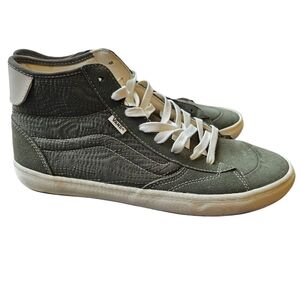 Vans Men's Green High-Top Sneakers LIZZIE quilted